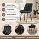image 7 of SONARA Modern Set of 4 Velvet Dining Chairs with Ergonomic Upholstered Seat