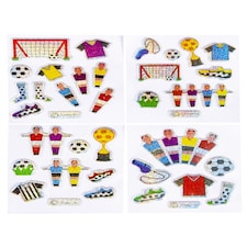 Shiny Football Stickers