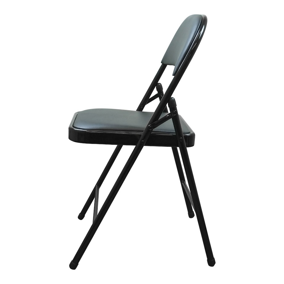 image 1 of TekBox 6x Folding Faux Leather Chairs
