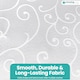 image 3 of 10pcs White Christmas Napkins Cloth Dinner Table Napkins - 20 x 20 Inch
