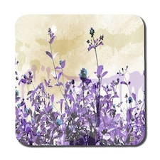 Purple Flowers (Coaster)