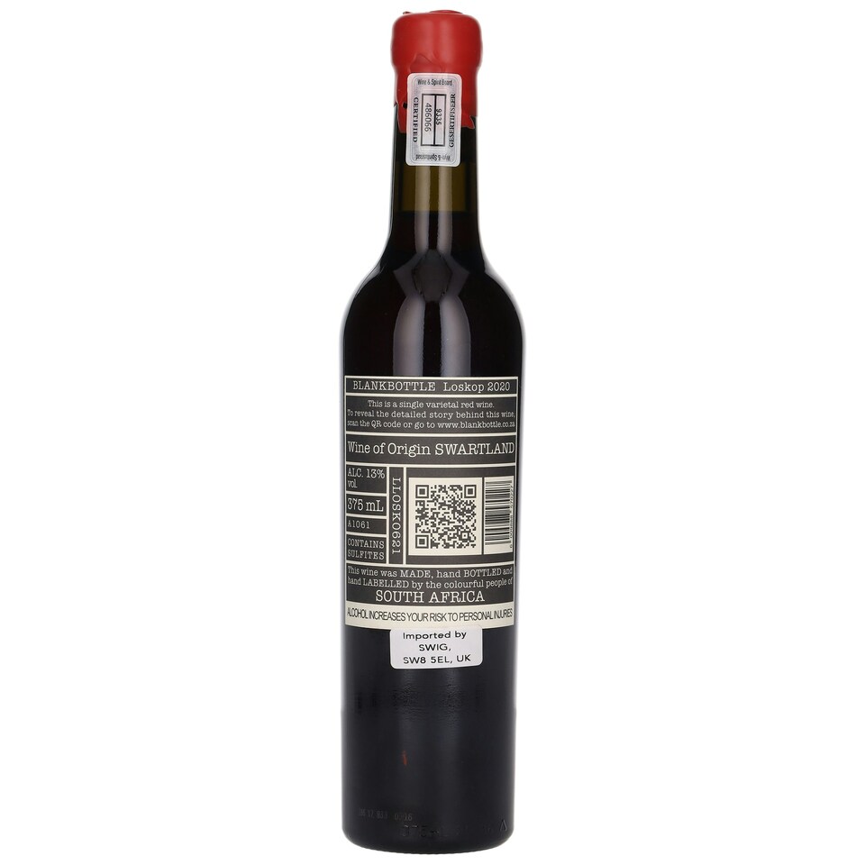 image 1 of Blank Bottle Loskop 2020 37.5cl