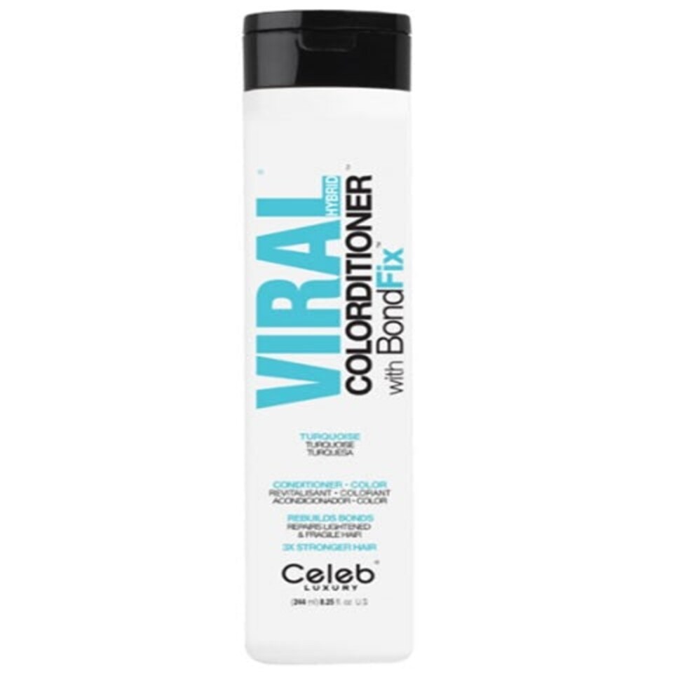 Celeb Luxury Viral Hybrid Turquoise Colorditioner With Bondfix Conditioner 244 ml