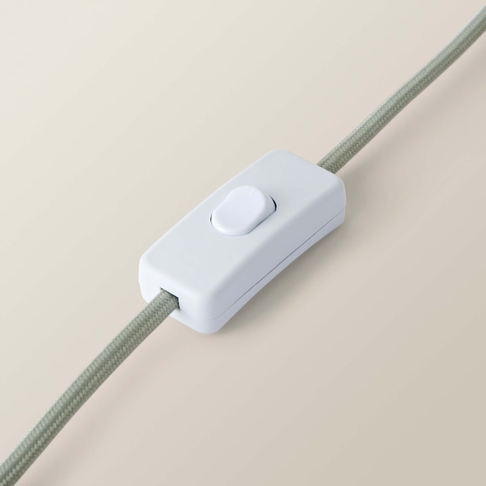 image 1 of ValueLights Bosco Eucalyptus Ceramic Table Lamp with Natural Drum Shade