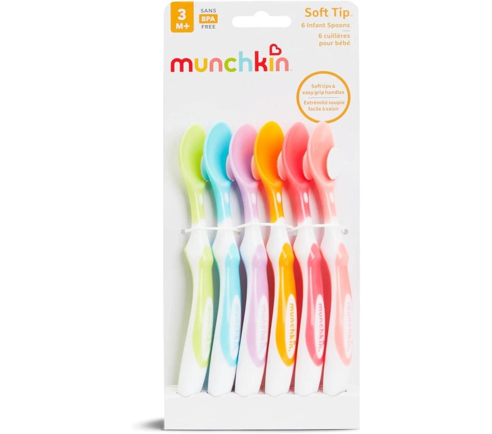 image 1 of Munchkin Soft Tip Baby Spoons Toddler Weaning Feeding Set BPA Free