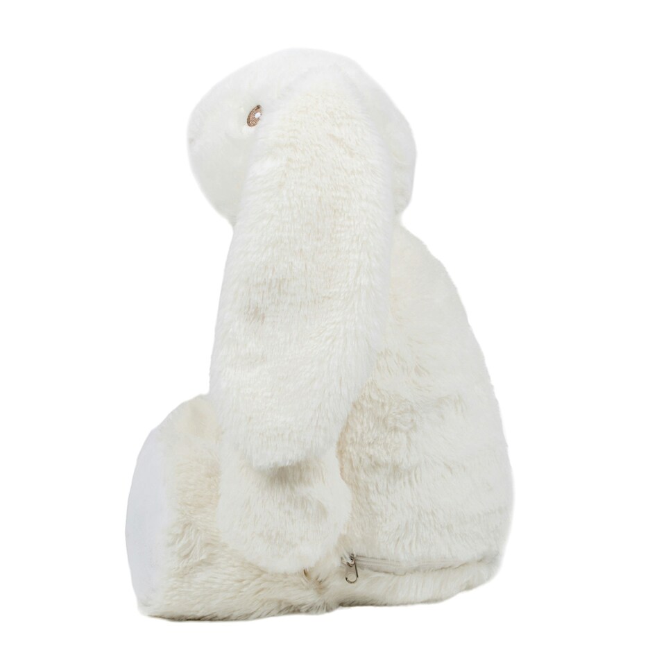 image 1 of Mumbles Zippie Bunny Teddy Bear - Cream - One Size
