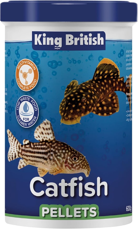 image 1 of King British Catfish Pellets 600g Sized Pack | Brown