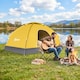 image 7 of Outsunny 2 Person Camping Tent, Dome Tent with Storage Pocket | Yellow | Yellow | 206 x 152 x 110 cm