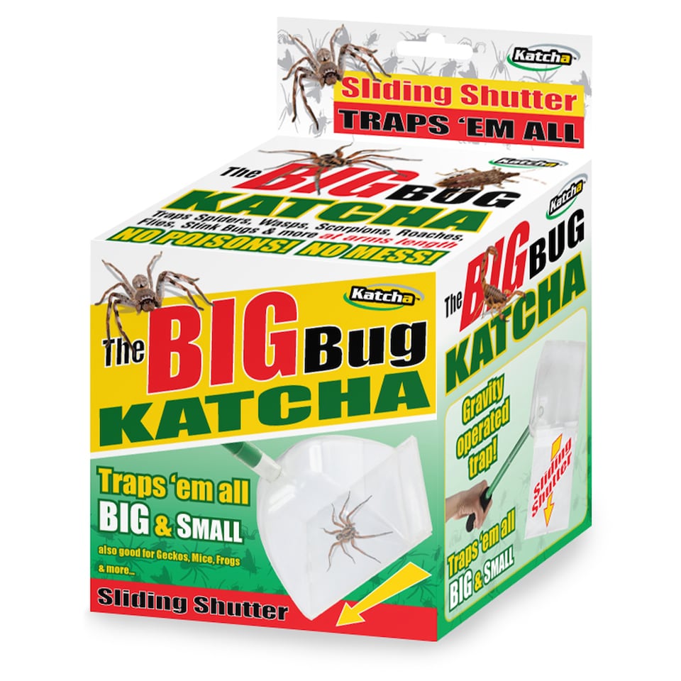 image 1 of Big Bug Katcha - Large Spider & Bug Trap - Green