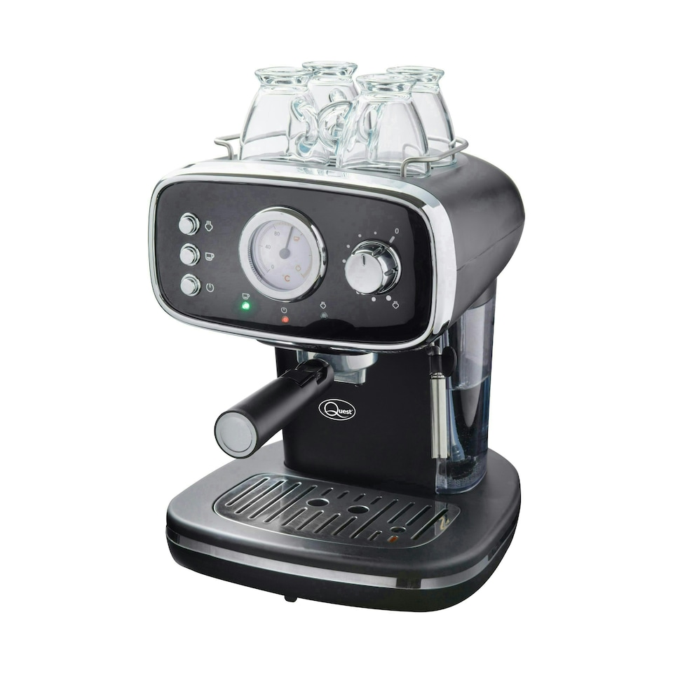 image 1 of Quest 36569 Espresso Coffee Machine With Milk Frother