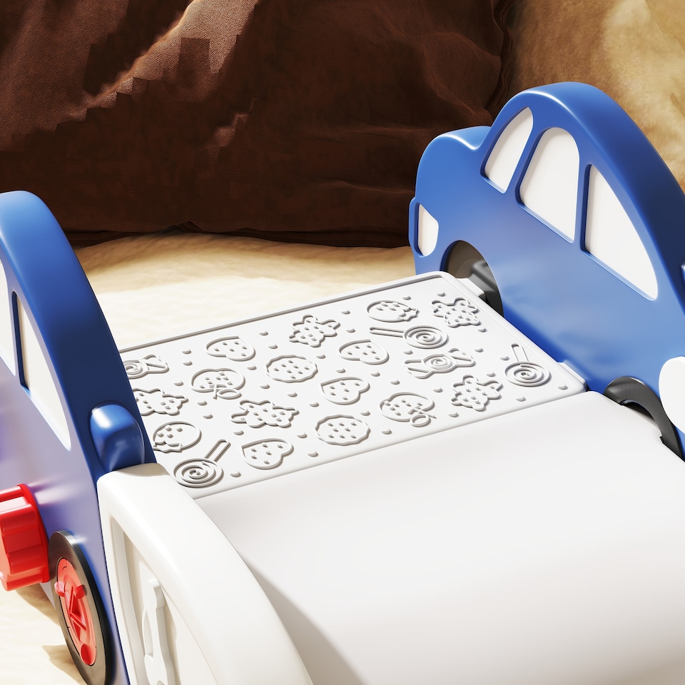 image 1 of AIYAPLAY Kids Slide for Bed, Sofa, Easy to Assemble, Blue