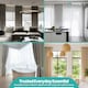 image 8 of Plastic Curtain Hook, Strong & Durable White Curtain Hooks - 50pcs