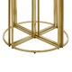 image 5 of Interiors by Premier Versatile Design Nesting Tables, Elegant Round Top Nesting Tables, Sturdy And Durable Modern Nesting Table Black