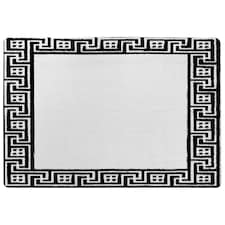 Greek Traditional Meandor (Rug) Black | Medium: 80x150cm