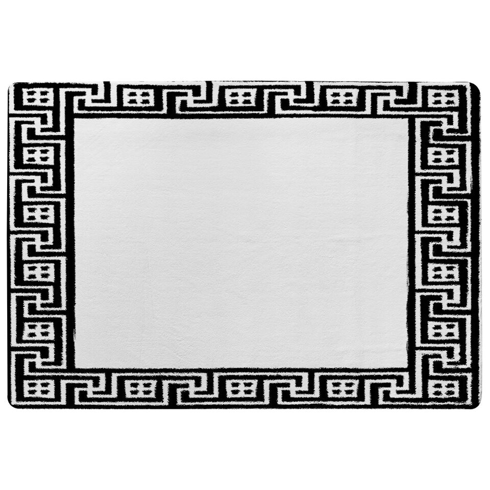 image 1 of Greek Traditional Meandor (Rug) Black | Medium: 80x150cm