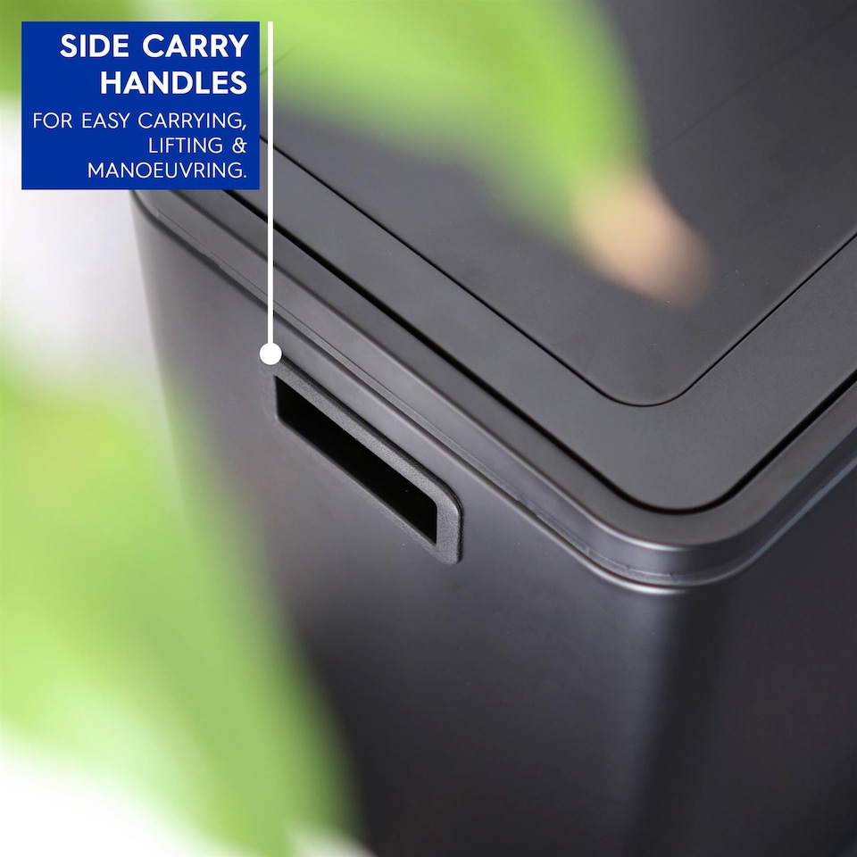 image 1 of Harbour Housewares Stainless Steel Double Kitchen Pedal Bin - 30L (2 x 15L) - Brushed | Silver | Brushed