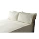 image 2 of Belledorm Cotton Peracle Plain Pillowcase - Ivory - 76cm x 51cm Cream