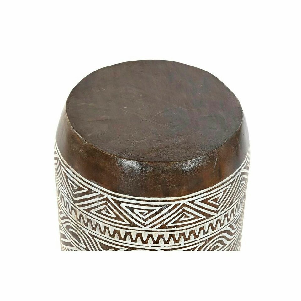 image 1 of Side table DKD Home Decor White Natural 28 x 28 x 50 cm 29 x 29 x 50 cm N/A