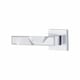 image 3 of Golden Grace 1 Pair Modern Nova Premium Design Door Handles on Square Rose in Polished Chrome Finish Chrome