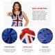 image 3 of Ladies Sequin Union Jack Dress – British Flag Fancy Dress Outfit Blue | S