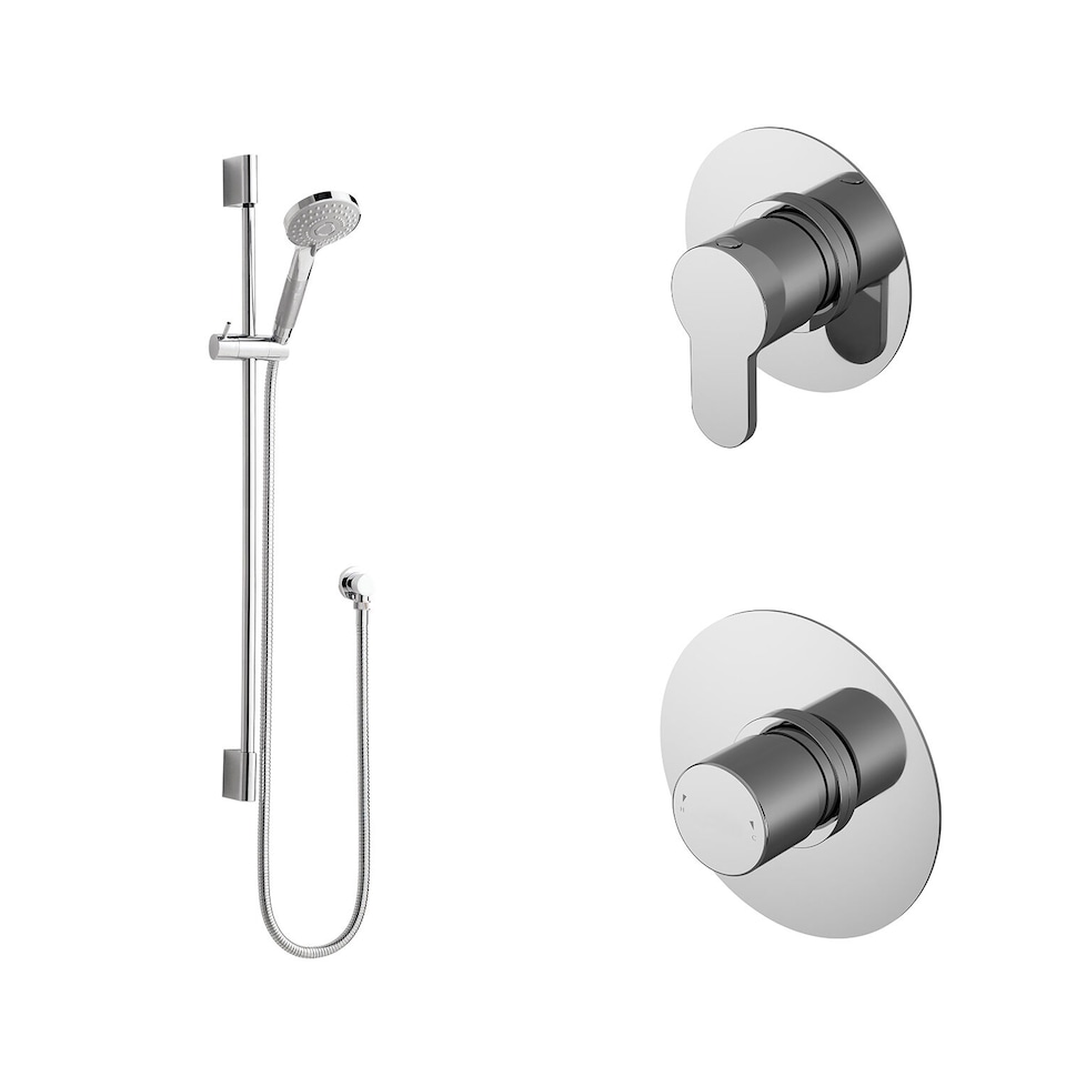 image 1 of 1 Outlet Shower Bundle Stop TapTemperature Control Slide Rail Kit