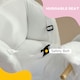 image 5 of HOMCOM Kids Rabbit-Shaped Rocking Horse w/ Realistic Sounds, Safety Belt - White