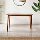 image 2 of Furniturebox Lynton Small Walnut Effect Solid Wood Dining Table