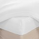 image 4 of OHS Soft Microfibre Plain 30cm Deep Fitted Bed Sheet, King - White