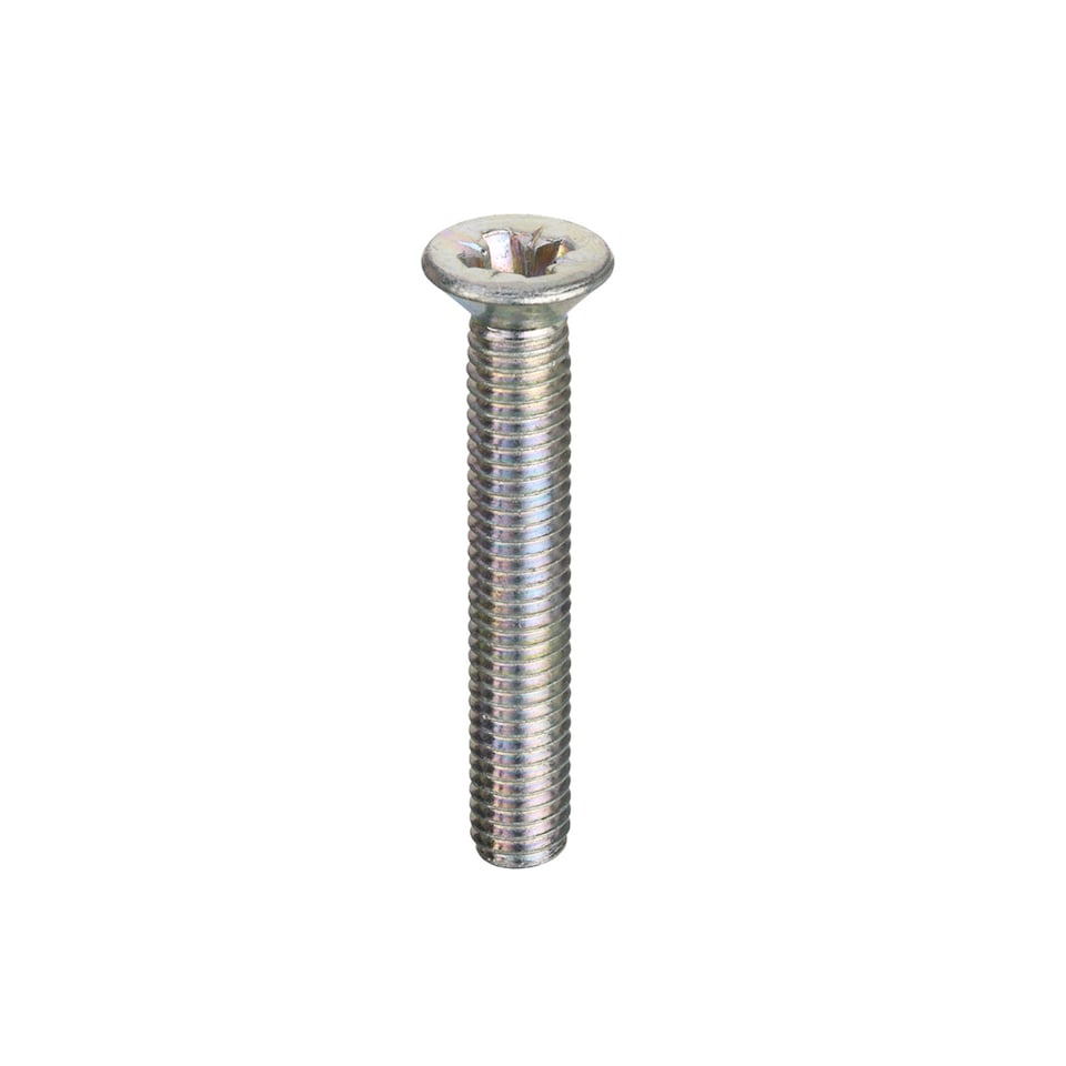 Unifix Machine Screws Pozi Csk Head Din 965Z Bzp - M2.5 x 12 | Silver | M2.5 x 12