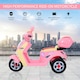 image 3 of HOMCOM Electric Ride on Toy Car Kids Motorbike Children Battery Tricycle Pink