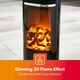 image 4 of GEEPAS Digital Ceramic Tower Heater - Black