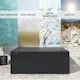 image 3 of Outsunny 235x190x90cm Large Patio Set Outdoor Garden Furniture Cover Black 