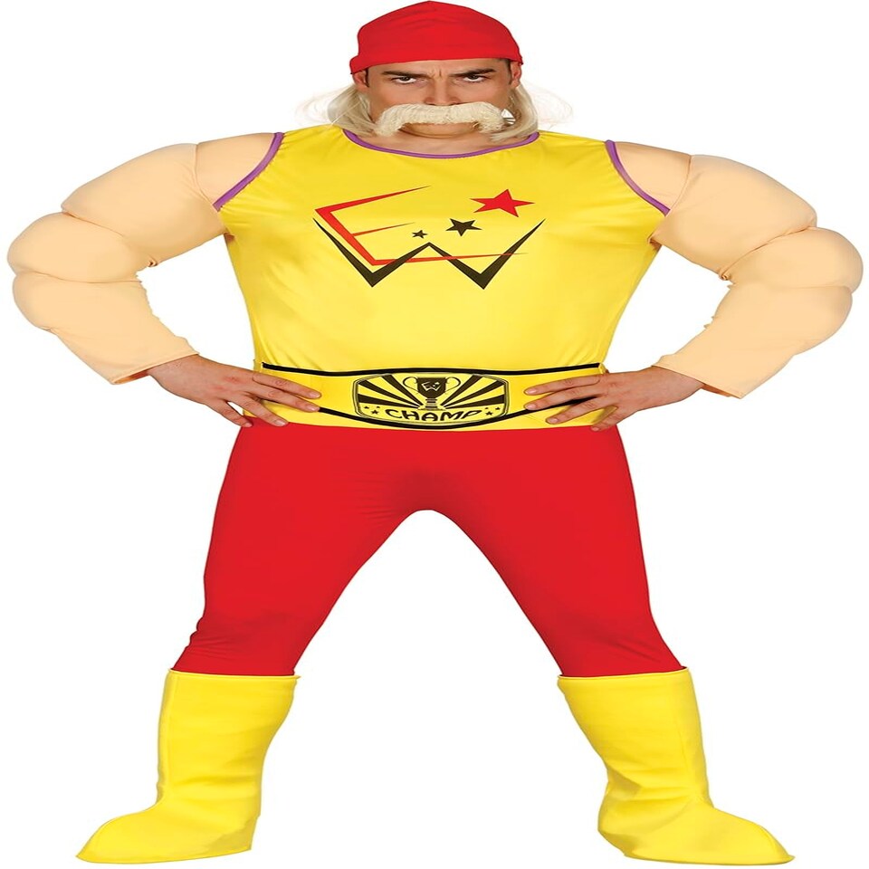 image 1 of Fancy Dress Adult Wrestler Costume - XL