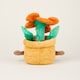 image 4 of Warmies Plush Orange Flower Pot Microwavable LARGE