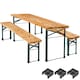 image 1 of Picnic Table and Benches Sissi - 3-piece, foldable