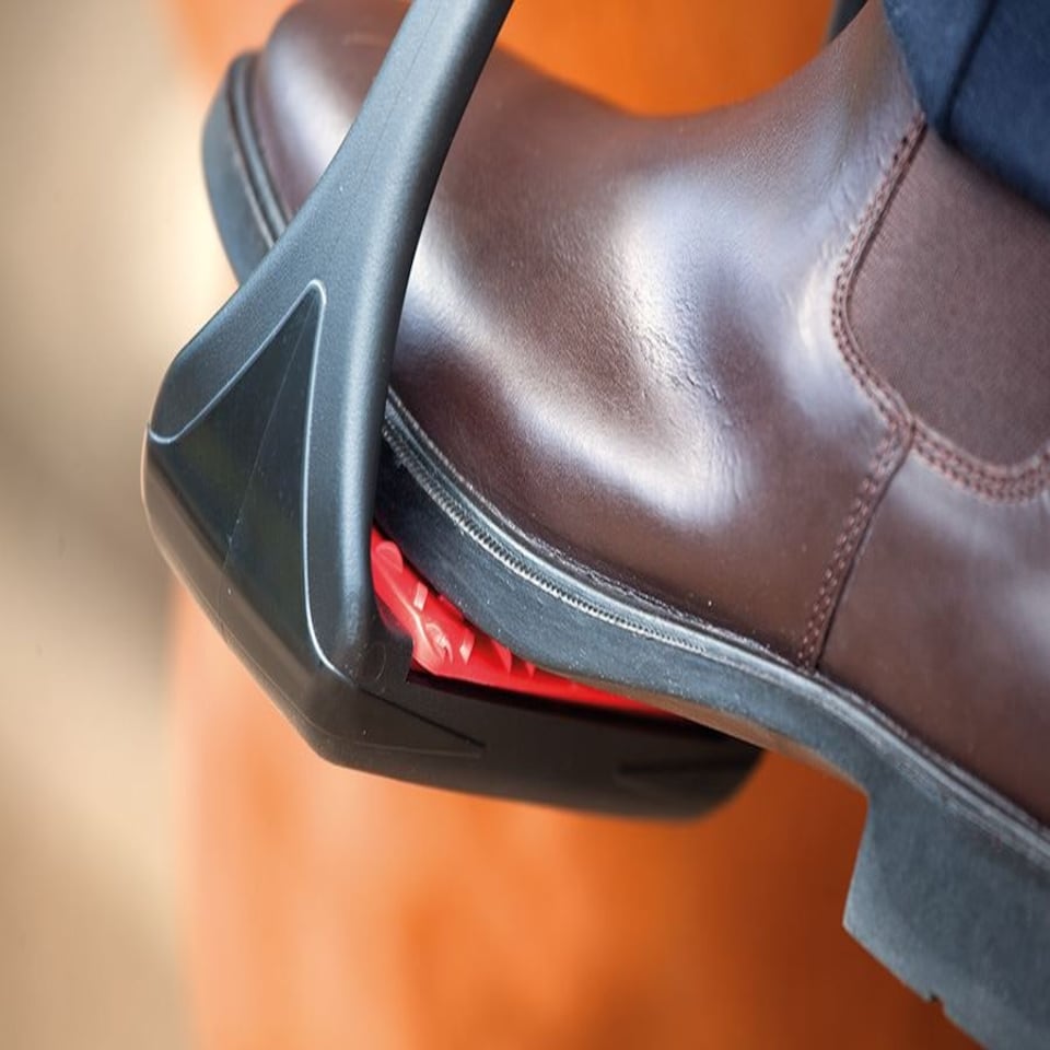 image 1 of Shires Compositi Reflex Stirrups Blue | One Size
