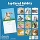 image 2 of Lop Eared Rabbits 2026 Calendar | Square Wall Calendar | Animal Gift | Plastic Free Packaging | by Avonside Publishing
