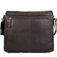 image 3 of Super Soft Premium Large Leather Messenger Bag Brown | Brown