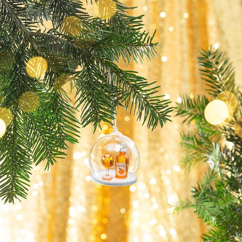 image 1 of Sass & Belle Christmas Orange Spritz Dome Christmas Tree Decoration