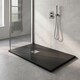 image 2 of Balterley Premium Slimline Rectangular Shower Tray | Black | Black Slate | 1