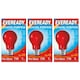 image 1 of Eveready B22 GLS 60W 1950k Fireglow Red Light Bulb  - Pack of 3