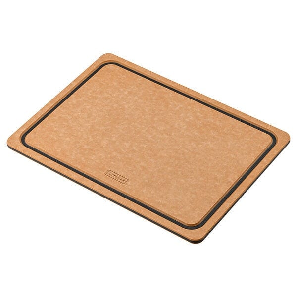 Stellar Form, 36 x 28 x 1cm Chopping Board in Metallic Silver | Size: 36 x 28 x 1 cm