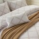 image 2 of Samantha Faiers Home Laurel Natural Trail Linen Duvet Cover and Pillowcase Set - Double