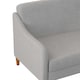 image 3 of Jasper coil 3-seater Sofa Bed in light grey fabric Grey | LIGHT GREY
