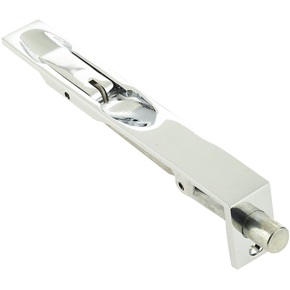 High-Quality Brass Lever Action Flushbolts 150x20mm in Polished Chrome Finish