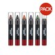 image 1 of Moon Terror Halloween Body Crayons (Pack of 6) - Red/Black/Purple/Orange/White/Green - One Size
