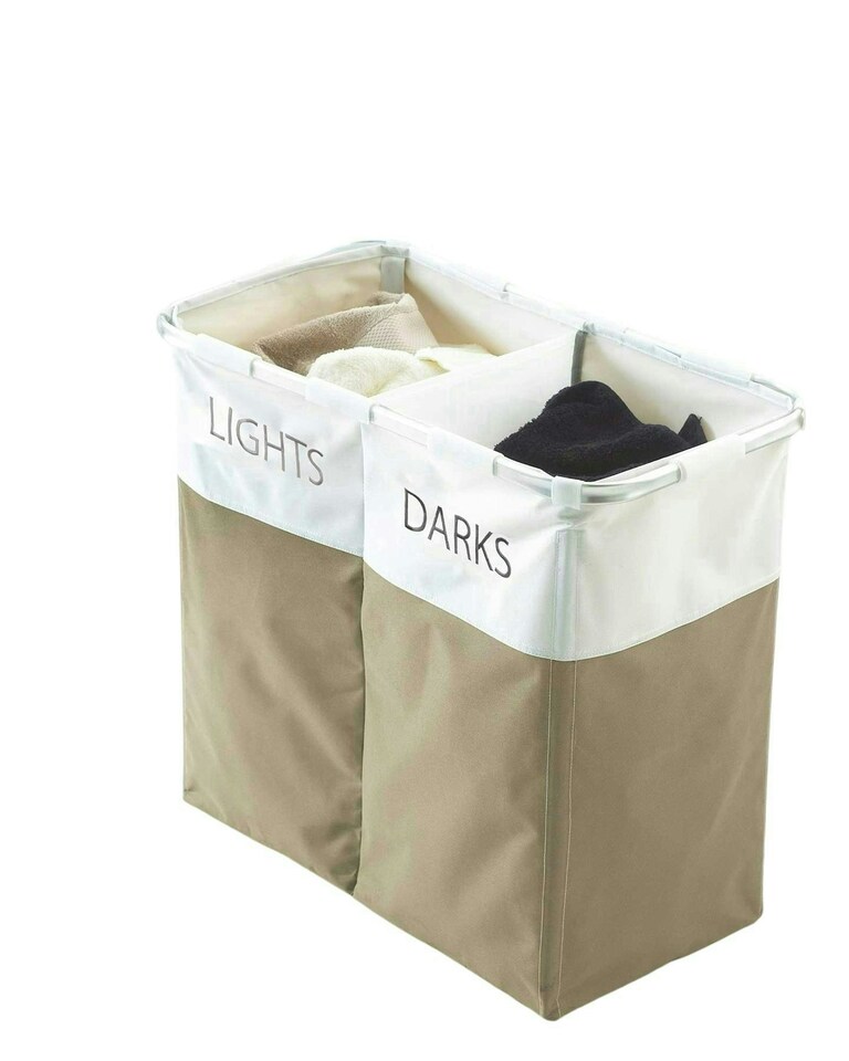 image 1 of Natural Lights & Darks Laundry Hamper
