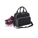 image 1 of Bagbase Piped Messenger Bag - Black/White - One Size Black