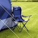 image 7 of Charles Bentley Odyssey Single Folding Camping Chair Blue & Grey Lightweight