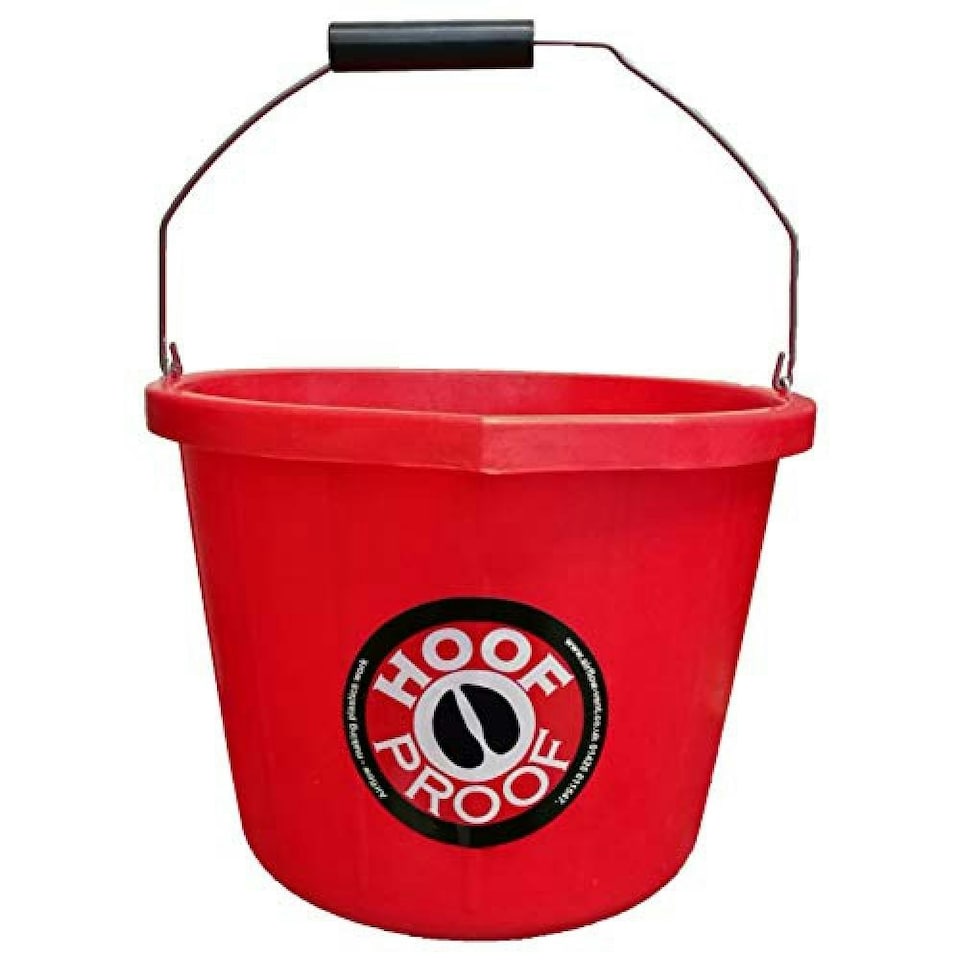 Lincoln Stable Bucket - Red - 15L